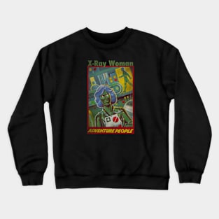 Retro Vintage Action Figure Woman Crewneck Sweatshirt